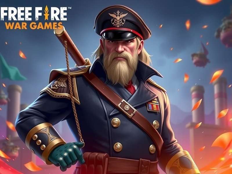 Free Fire War Captain Game Banner
